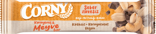 Corny Kaju Yer Fıstıklı Kakolu Meyveli Bar