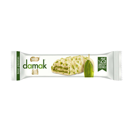 Damak Ala Beyaz Çikolatalı Gofret 30 Gr