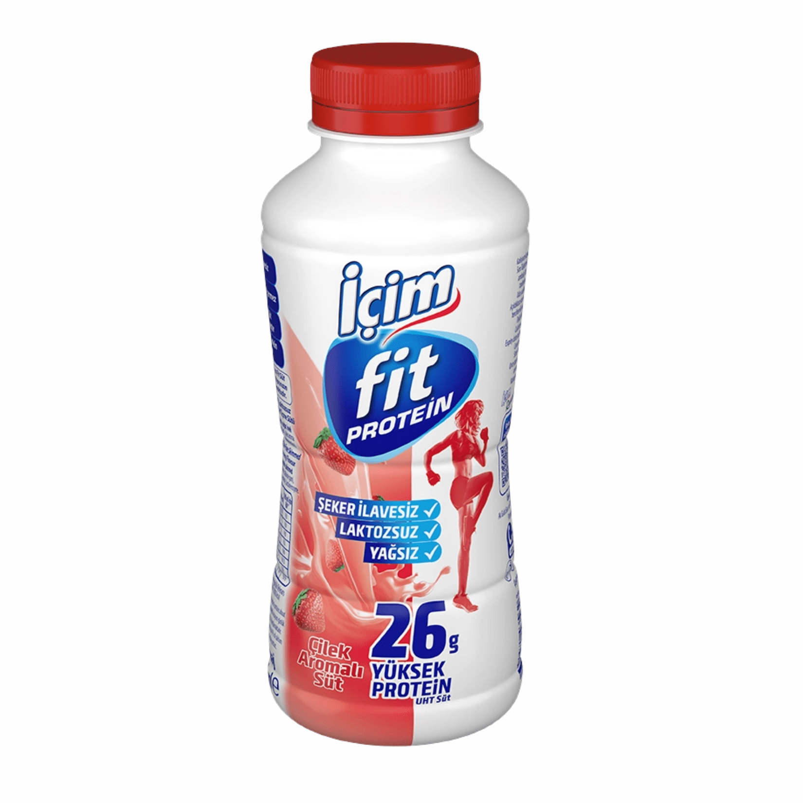 İçim Fit Yüksek Proteinli Çilekli Süt 400 Ml
