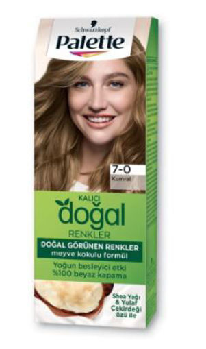 Palette Kalıcı Doğal Renkler 7-0 Kumral Saç Boyası