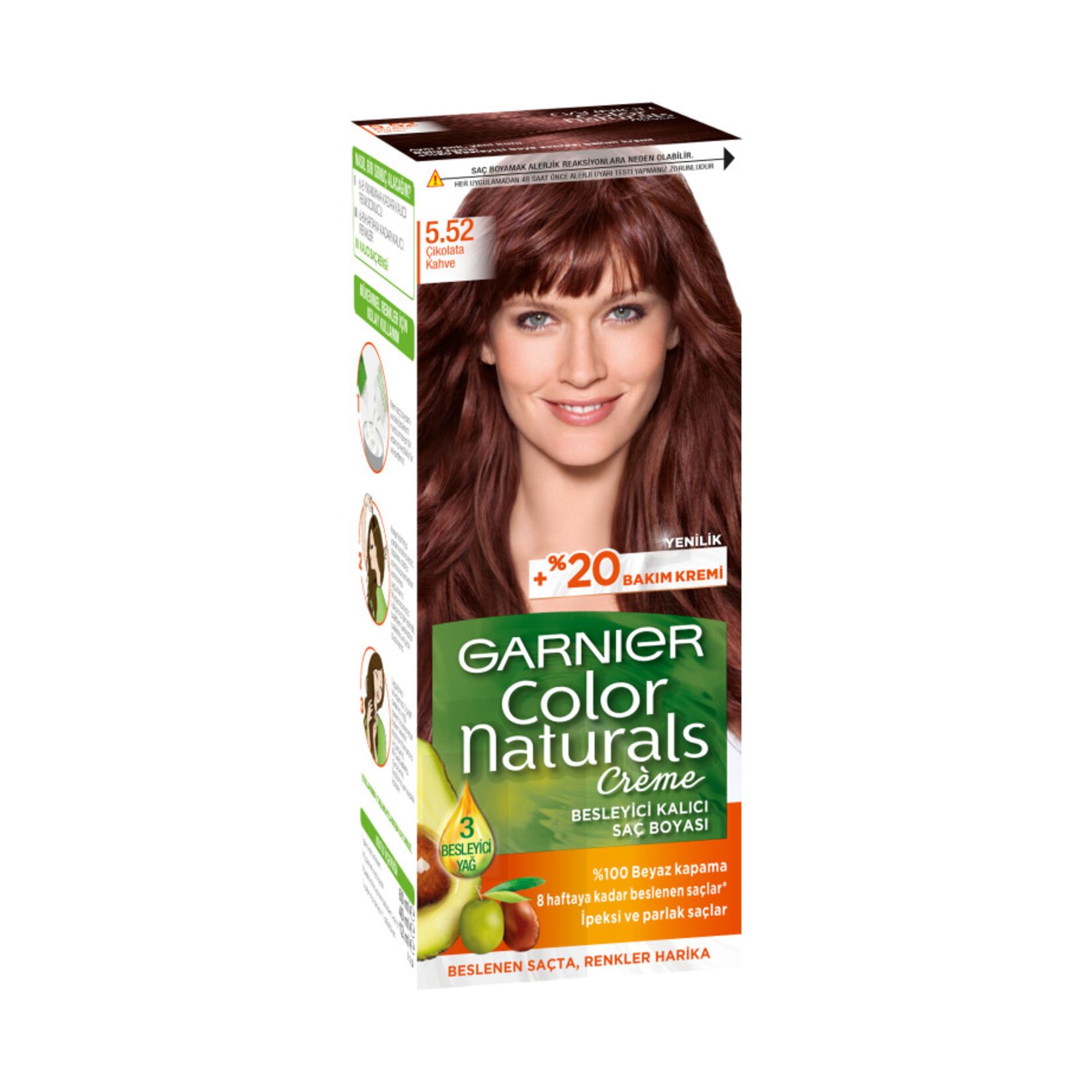 Garnier Color Naturals 5.52 Çikolata Kahve Saç Boyası