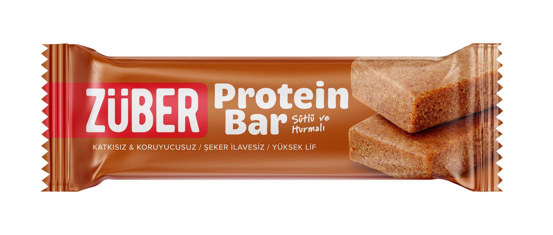 Züber Sütlü Hurmalı Protein Bar 35g