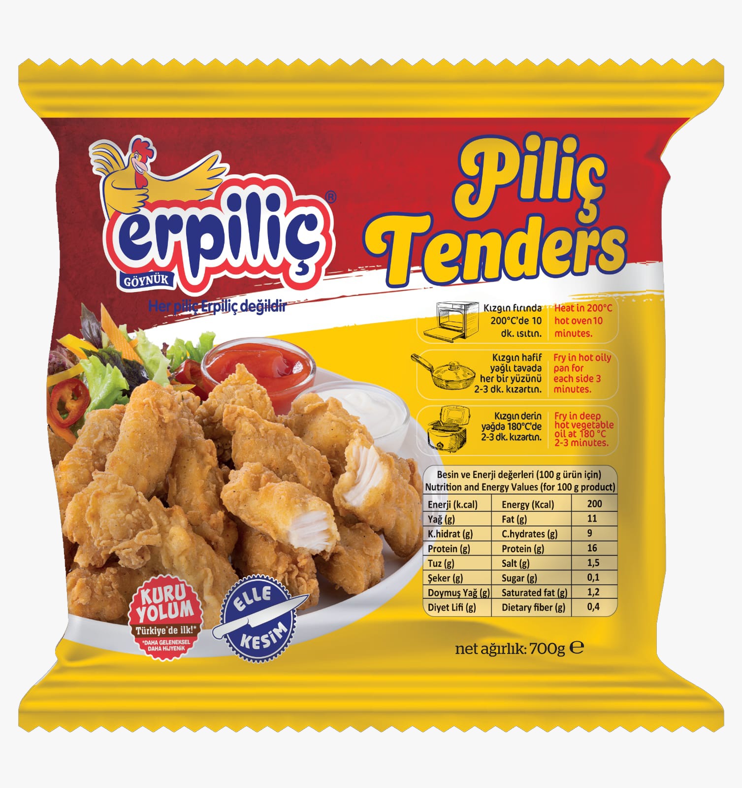 Erpiliç Tenders Piliç 700 Gr
