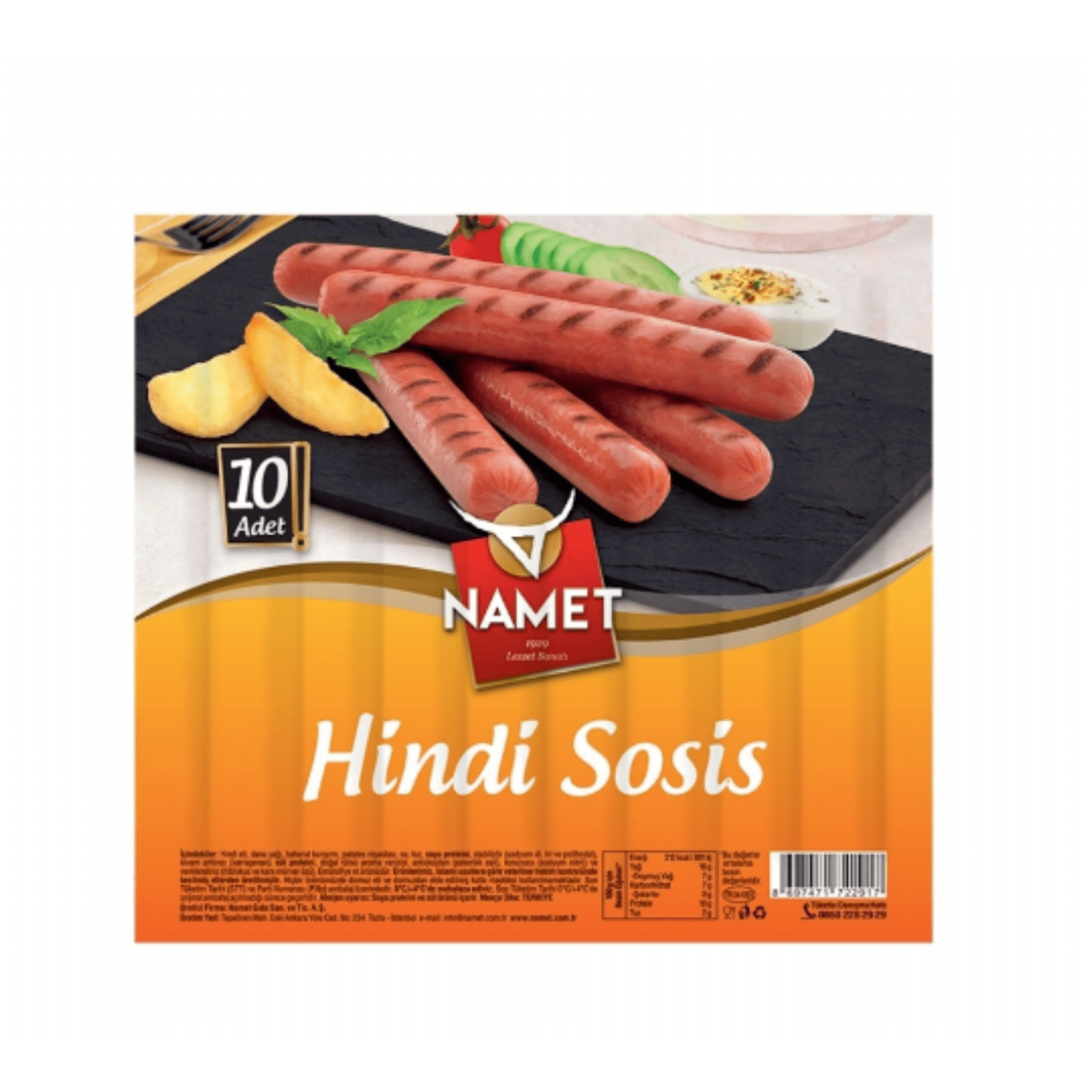 Namet Hindi Uzun Sosis 420 Gr
