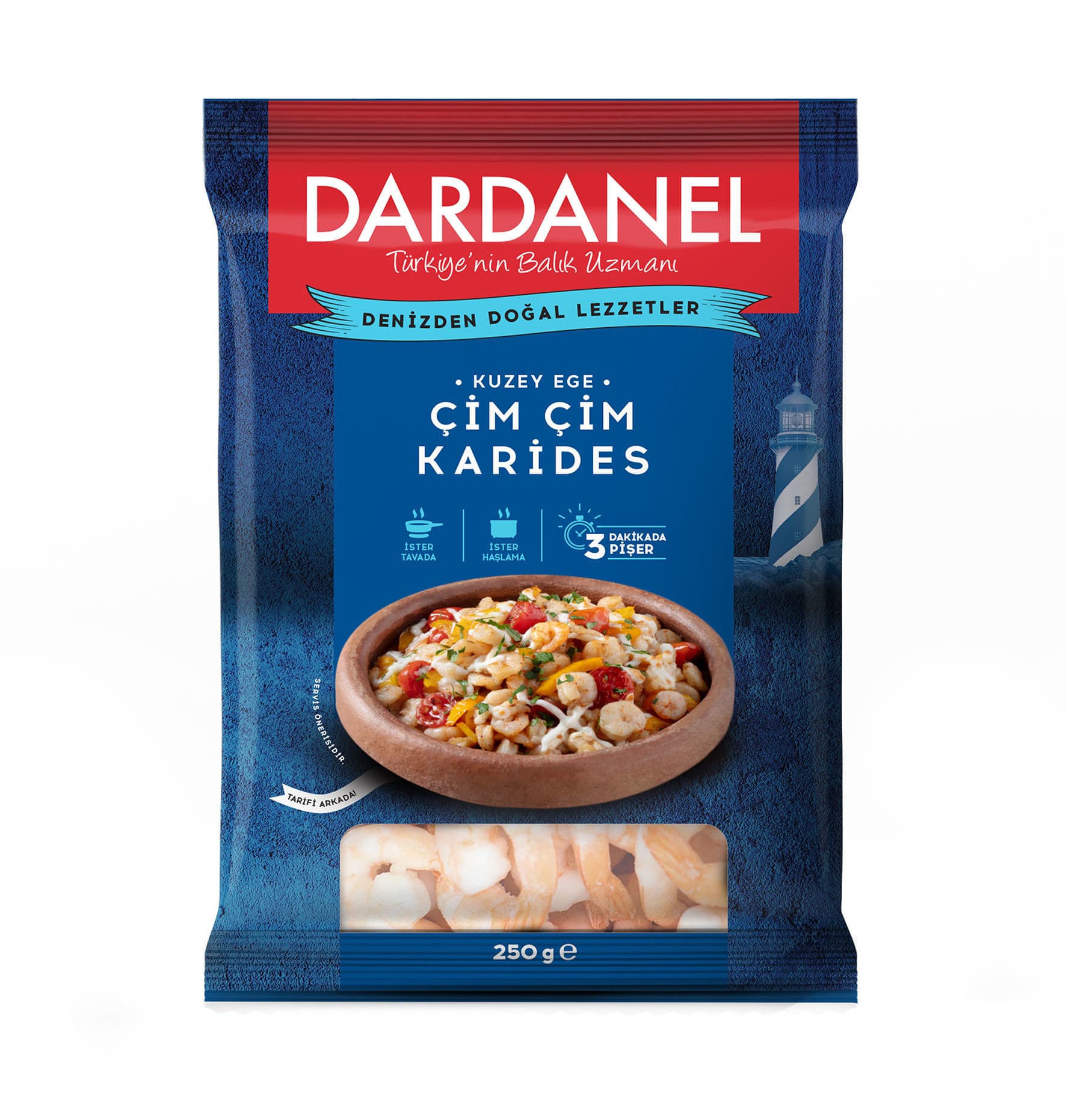 Dardanel Çimçim Karides 250 Gr