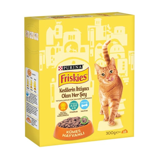 Friskies Kümes Hayvanlı Yetişkin Kedi Maması 300 Gr