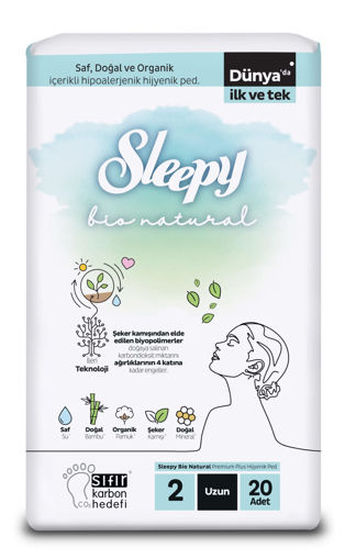 Sleepy Bio Natural Süper Ekonomik Uzun 20'li