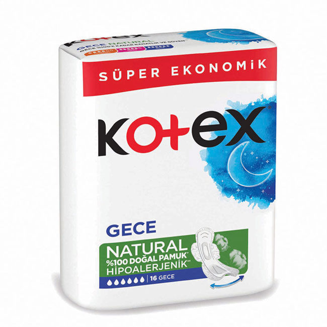 Kotex Ultra Süper Ekonomik Gece Hijyenik Ped 16'lı
