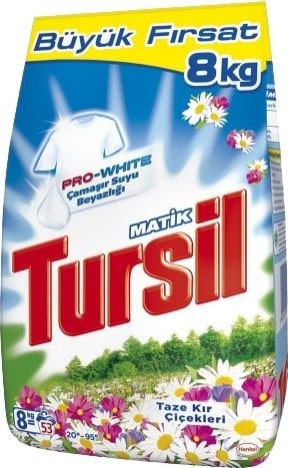 Tursilmatik Kır Çiçekleri Çamaşır Deterjanı 8 Kg