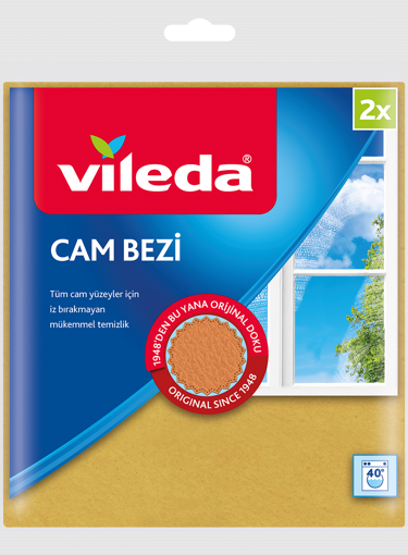 Vileda %30 Mikrofiber Cam Bezi 2'li