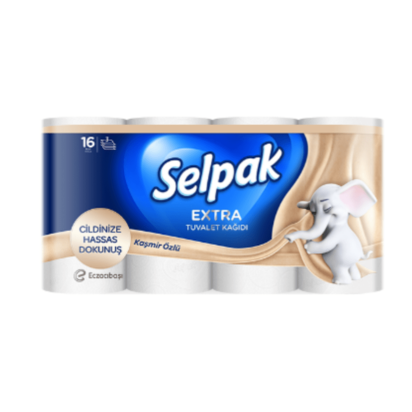 Selpak Extra Pamuksu Doku Tuvalet Kağıdı 16'Lı