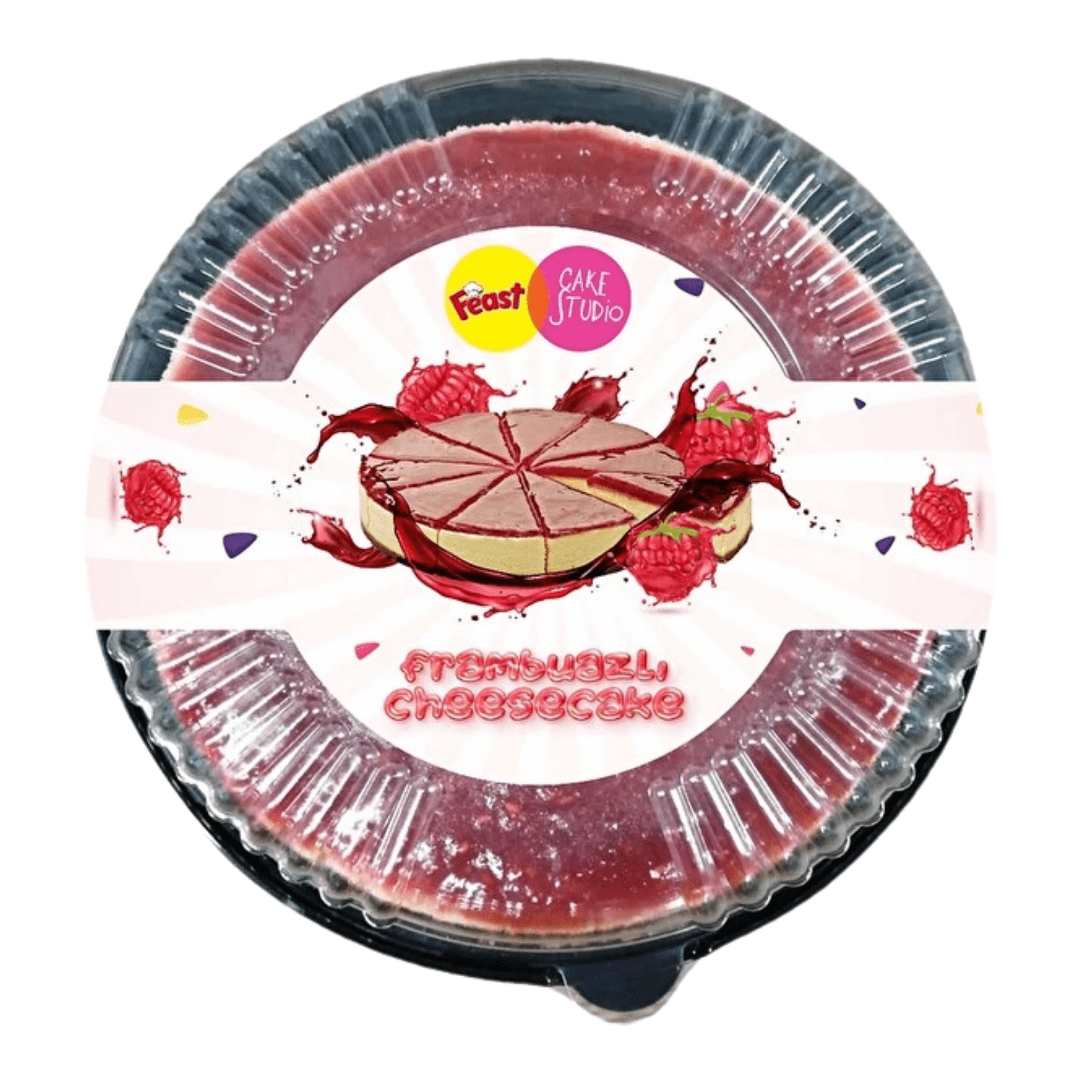 Feast Dondurulmuş Frambuazlı Cheesecake 650 Gr